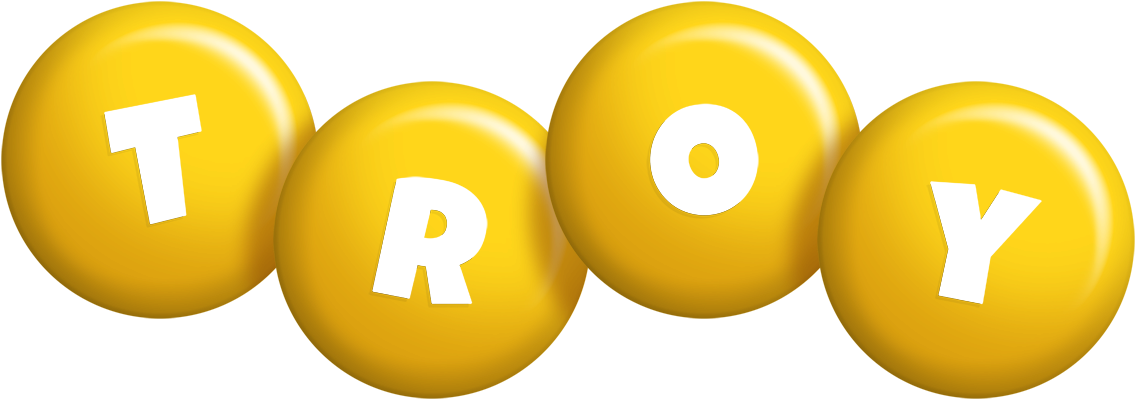 Troy candy-yellow logo