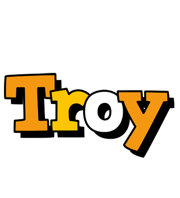 Troy cartoon logo