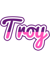 Troy cheerful logo
