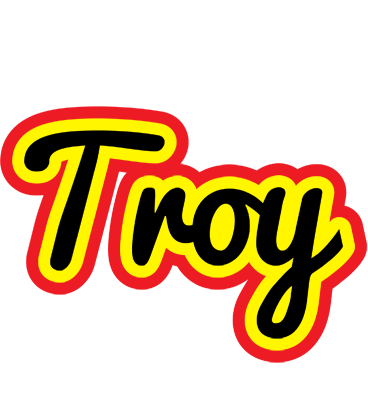 Troy flaming logo