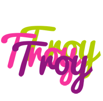 Troy flowers logo