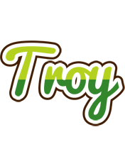 Troy golfing logo