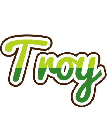Troy golfing logo