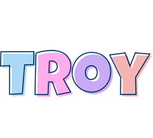 Troy pastel logo