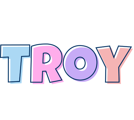 Troy pastel logo