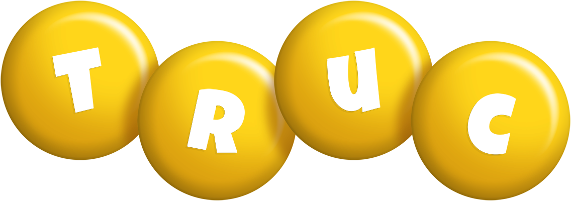 Truc candy-yellow logo