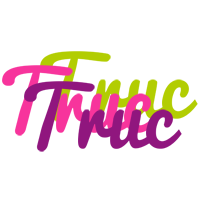 Truc flowers logo