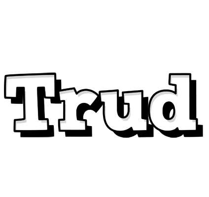Trud snowing logo
