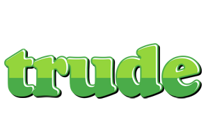 Trude apple logo