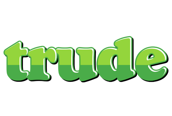 Trude apple logo