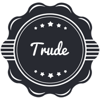 Trude badge logo