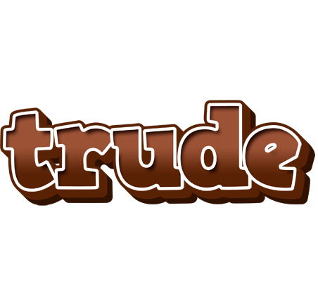 Trude brownie logo