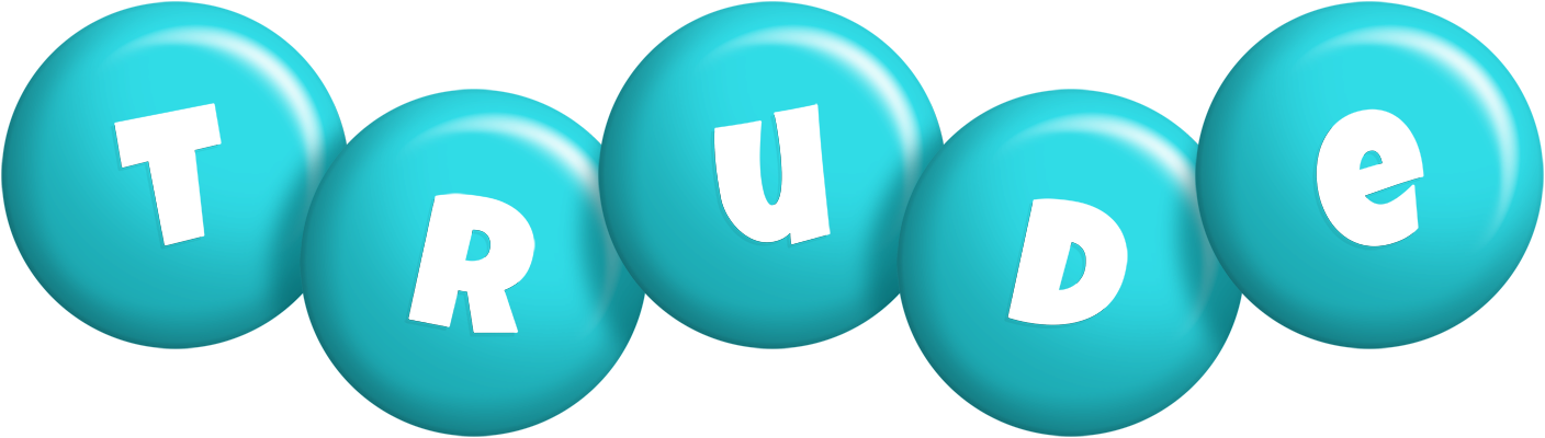 Trude candy-azur logo