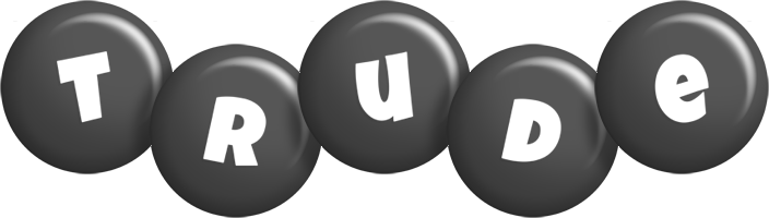 Trude candy-black logo