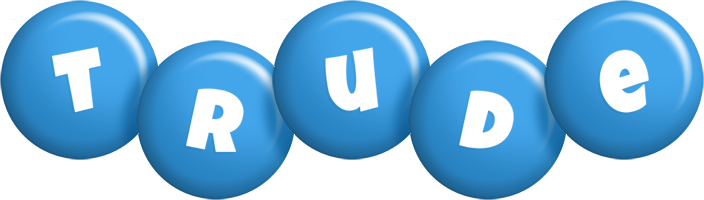 Trude candy-blue logo
