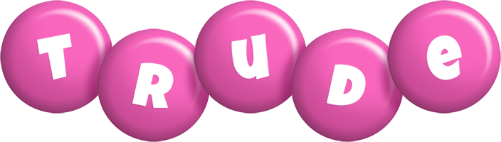 Trude candy-pink logo