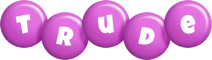 Trude candy-purple logo