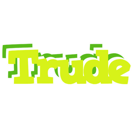 Trude citrus logo