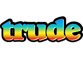 Trude color logo