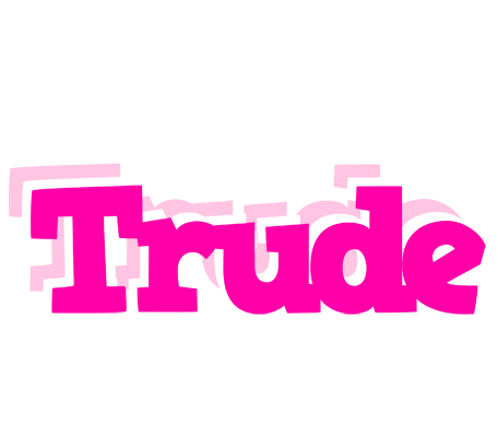 Trude dancing logo