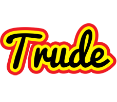 Trude flaming logo