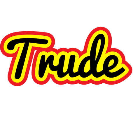 Trude flaming logo