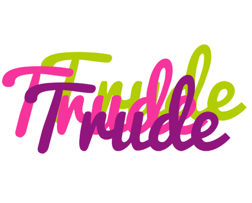Trude flowers logo