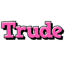 Trude girlish logo