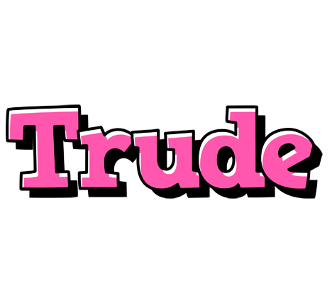 Trude girlish logo