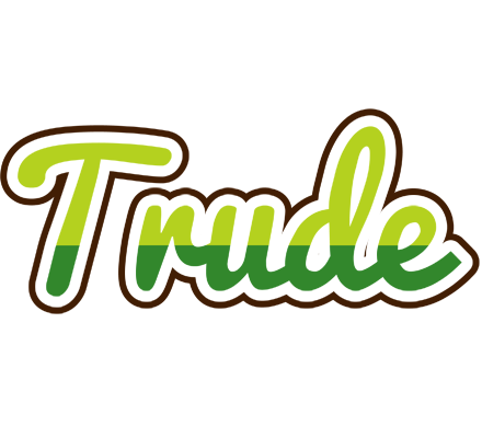 Trude golfing logo