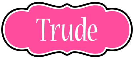 Trude invitation logo