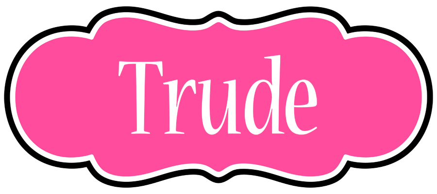 Trude invitation logo