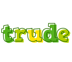 Trude juice logo
