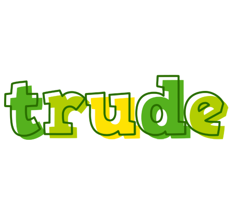 Trude juice logo
