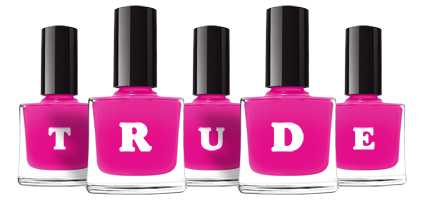 Trude nails logo