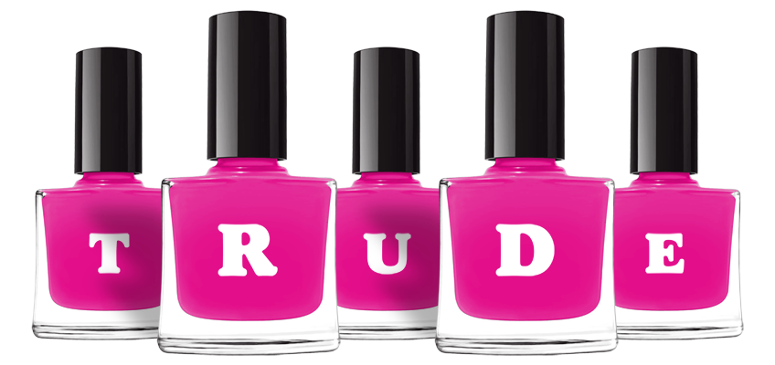 Trude nails logo