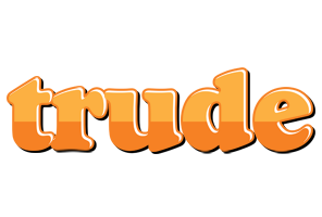 Trude orange logo