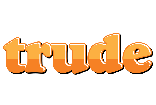 Trude orange logo