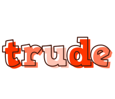 Trude paint logo