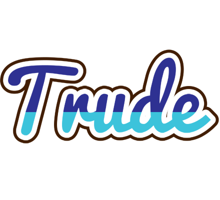 Trude raining logo