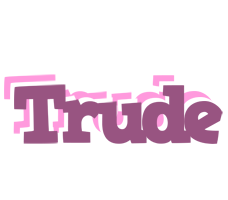 Trude relaxing logo