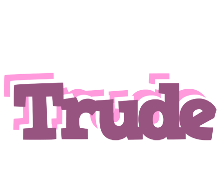 Trude relaxing logo