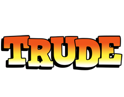 Trude sunset logo