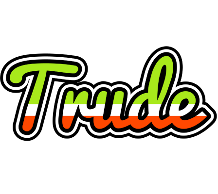 Trude superfun logo