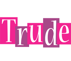 Trude whine logo