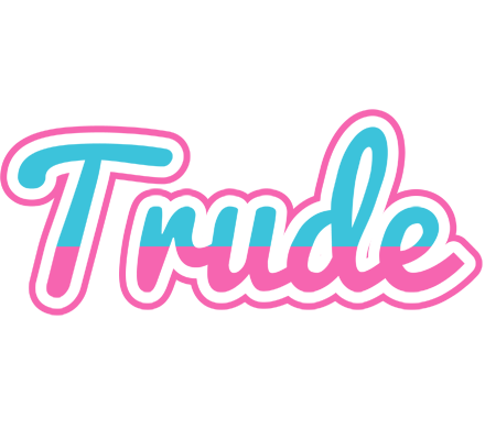 Trude woman logo