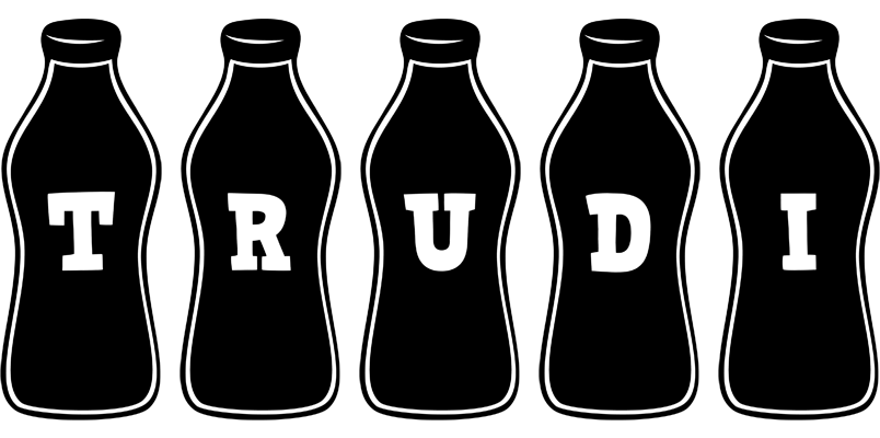 Trudi bottle logo