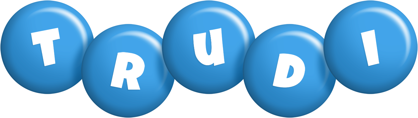 Trudi candy-blue logo
