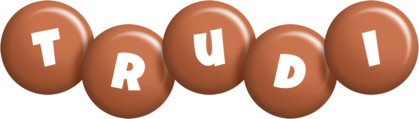 Trudi candy-brown logo