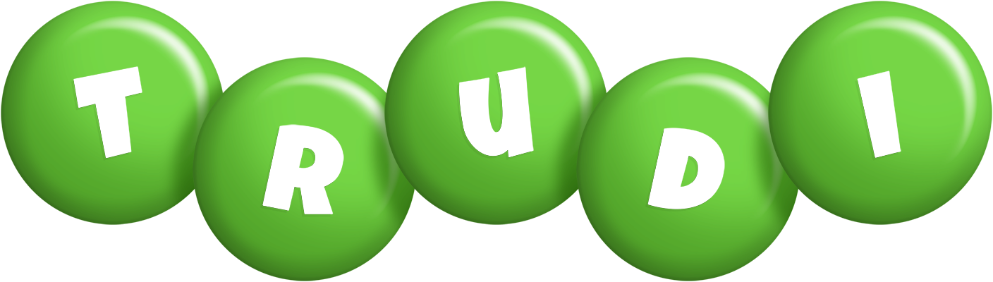 Trudi candy-green logo